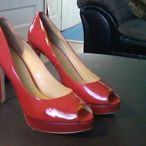 Micheal Kors peep toe pumps